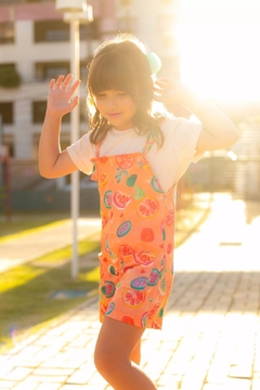 Jardineira Limões - Lilipa kids roupa infantil