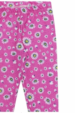 Calça Legguin Infantil Flor - comprar online