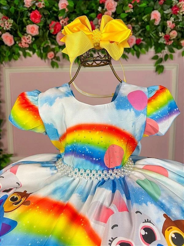 Vestido Infantil Temáticos da Gigi Princesa Sofia