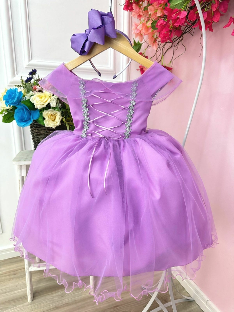 Vestido Infantil Temáticos da Gigi Princesa Sofia