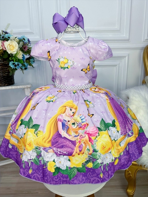 Vestido Infantil Temáticos da Gigi Princesa Sofia