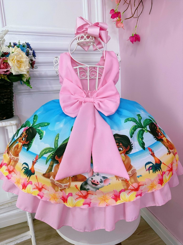 roupa da moana baby fantasia moana bebê moana infantil luxo