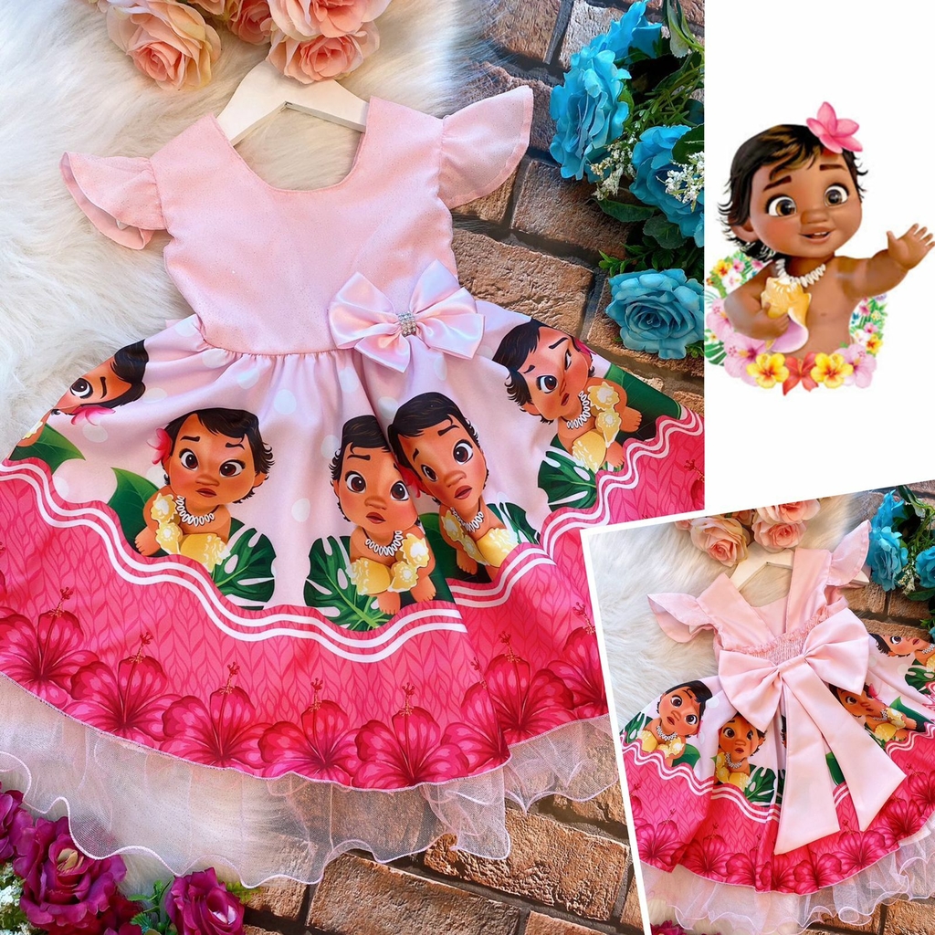 Emporio Dutra - Roupa Bebê Moana Princesa