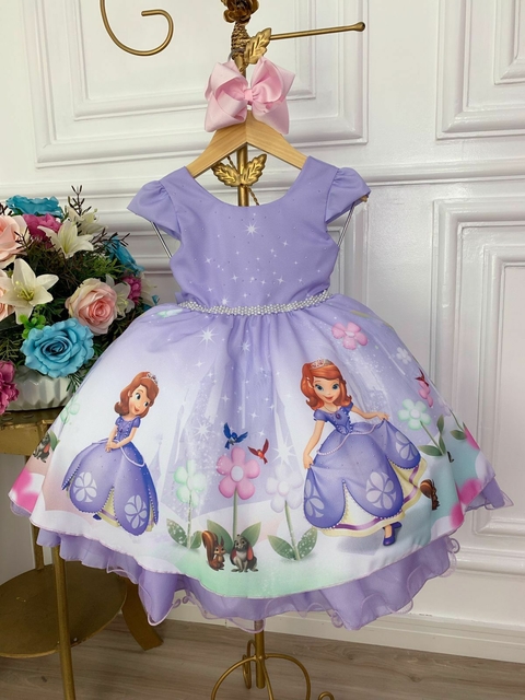 Vestido Princesa Sofia Luxinho