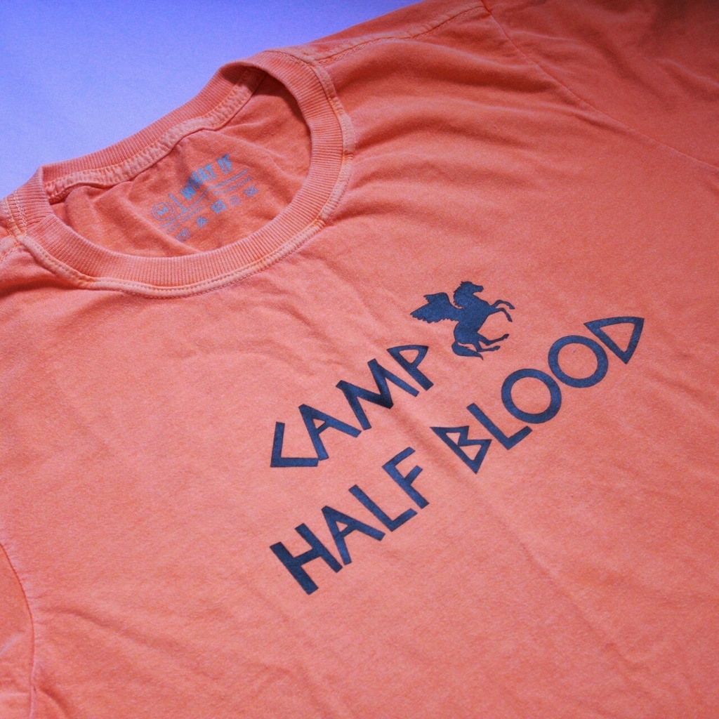 Camiseta Camp Half Blood (a estrenar) de segunda mano por 14 EUR