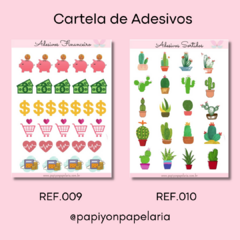 Cartela de Adesivos - loja online