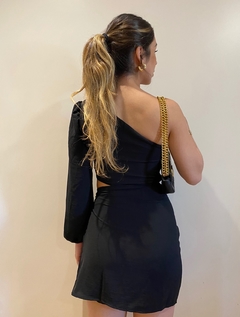 VESTIDO CELINE MANGA LONGA - PRETO na internet