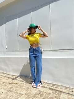 CROPPED BRASIL AMARELO - comprar online