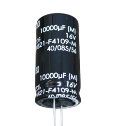 Capacitor eletrolítico radial 10.000uf 16v