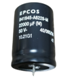 Capacitor eletrolítico radial 22.000uf 50v snap-in