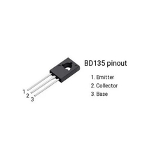 Transistor BD135 na internet