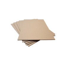 50 Chapas de papelão micro ondulado 24 x 71 cm * Espessura 2mm - comprar online