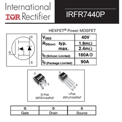 Transistor IRFR7440 * IRFR 7440 na internet