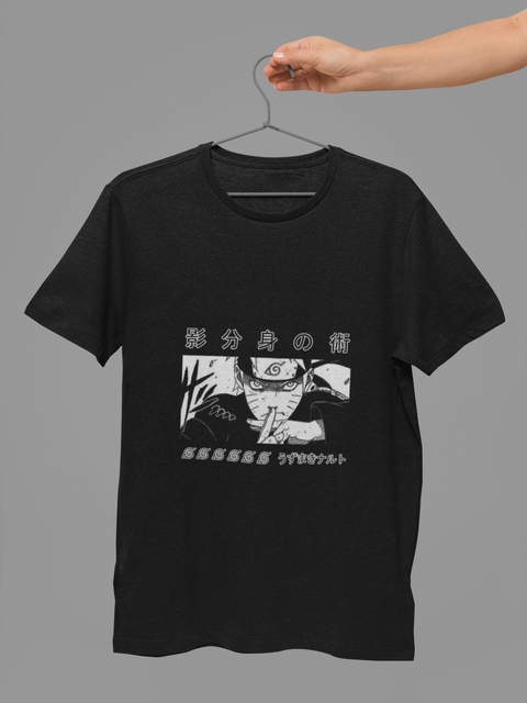 Camiseta Basica Estampada Chainsaw man Motosserra Logo Anime - Preto