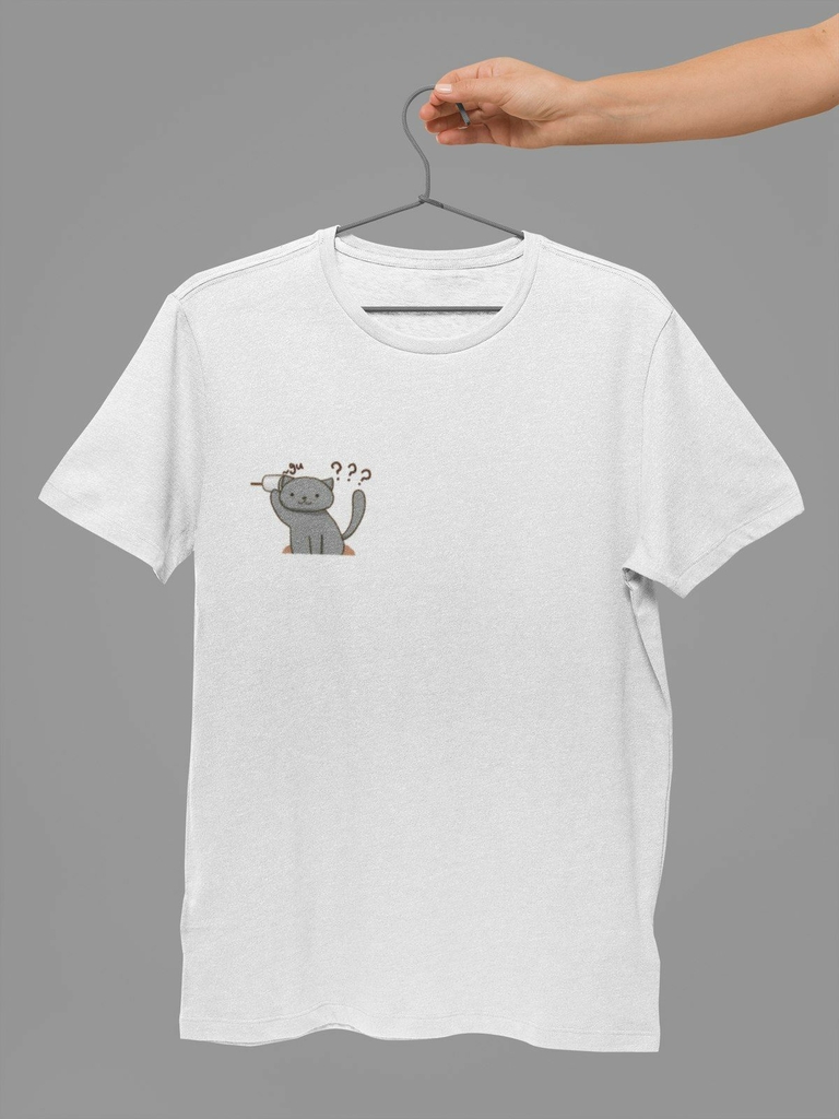 Camiseta Vintage Casal Mandrake Moda Confortável Básica Unisex - Branco