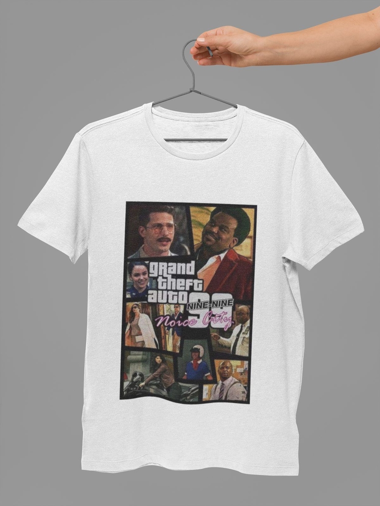 Camiseta Premium Feminina Branca de mangas GTA De Volta Para o