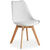 Silla tulip blanca-Base Madera.