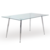 Mesa de Comedor Irina 1,60 x 0,90 mt. (Base Cromada)