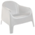 Set x 2 Sillones + Mesita Plástico (Blanco) - comprar online