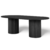 Mesa de Comedor Anika Twin Negra (1,60 x 0,90 mt.)