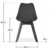 Silla Tulip Negra - Base Madera en internet