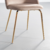 Imagen de Silla Maison (Pana Beige - Base Metal Dorado)