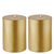 Set x 2 Velas 8 x 5,5 cm. (Dorados)