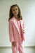 Blazer Alfaiataria Infantil Rosa