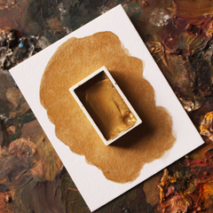 Chi (dourado) - aquarela oriental tipo gansai metalizada linha profissional - comprar online