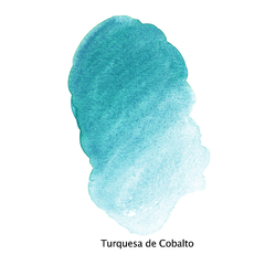 Turquesa de cobalto - aquarela de linha profissional - Pestilento Art