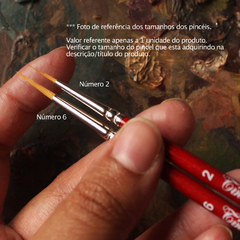 Pincel para aquarela Tíntoretto - Tank 725 número 2 - loja online