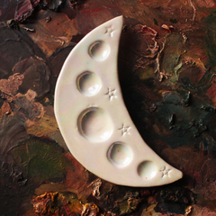 Godê luna foil em cerâmica
