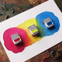 Kit aquarelas iniciante (cores primárias saturadas) na internet