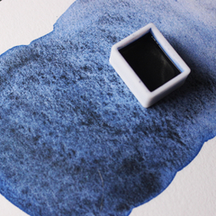 Azul Anis - aquarela profissional com granulação na internet