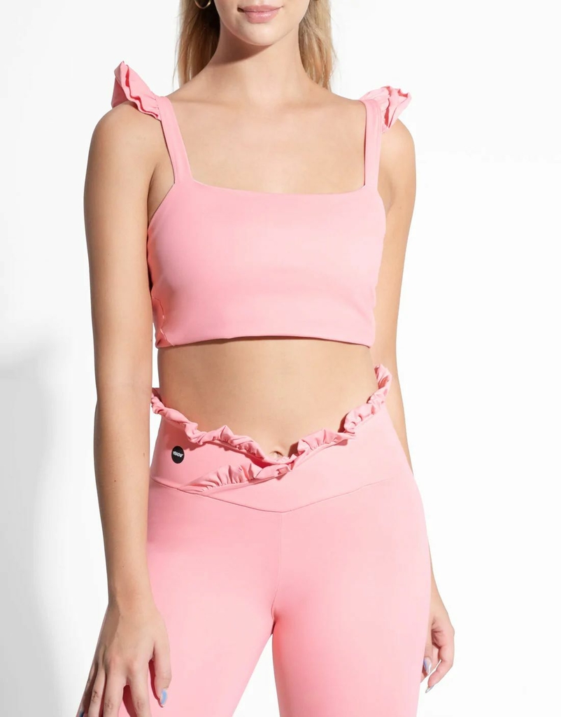 Ruffle Rose Top Comprar en ModaFitness