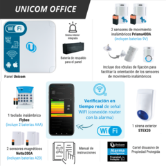 Kit de Alarma UNICOM OFFICE WIFI - comprar online