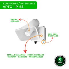 KIT BASICO Alarma vecinal hablada REVO400T EV en internet