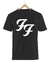 Remera Foo Fighters Negra Manga Corta 100% Algodón Peinado - comprar online