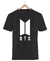 Remera BTS Logo Negra Manga Corta 100% Algodón Peinado - comprar online