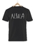 Remera NWA Negra Manga Corta 100% Algodón Peinado - Bronx