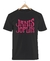 Remera Janis Joplin Negra Manga Corta 100% Algodón Peinado