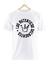 Remera Los Auténticos Decadentes Logo Blanca Manga Corta 100% Algodón Peinado - comprar online