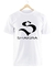 Remera Shakira Logo Blanca Manga Corta 100% Algodón Peinado