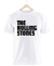 Remera The Rolling Stones Blanca Manga Corta 100% Algodón Peinado - comprar online