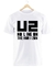 Remera U2 Blanca Manga Corta 100% Algodón Peinado - comprar online