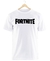 Remera Fornite Blanca Manga Corta 100% Algodón Peinado - comprar online