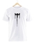 Remera Marilyn Manson Blanca Manga Corta 100% Algodón Peinado