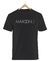 Remera Maroon 5 Negra Manga Corta 100% Algodón Peinado