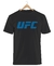 Remera UFC Logo Negra Manga Corta 100% Algodón Peinado - Bronx