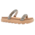 Papete Vizzano Flatform Slide Tiras Strass Nude - comprar online